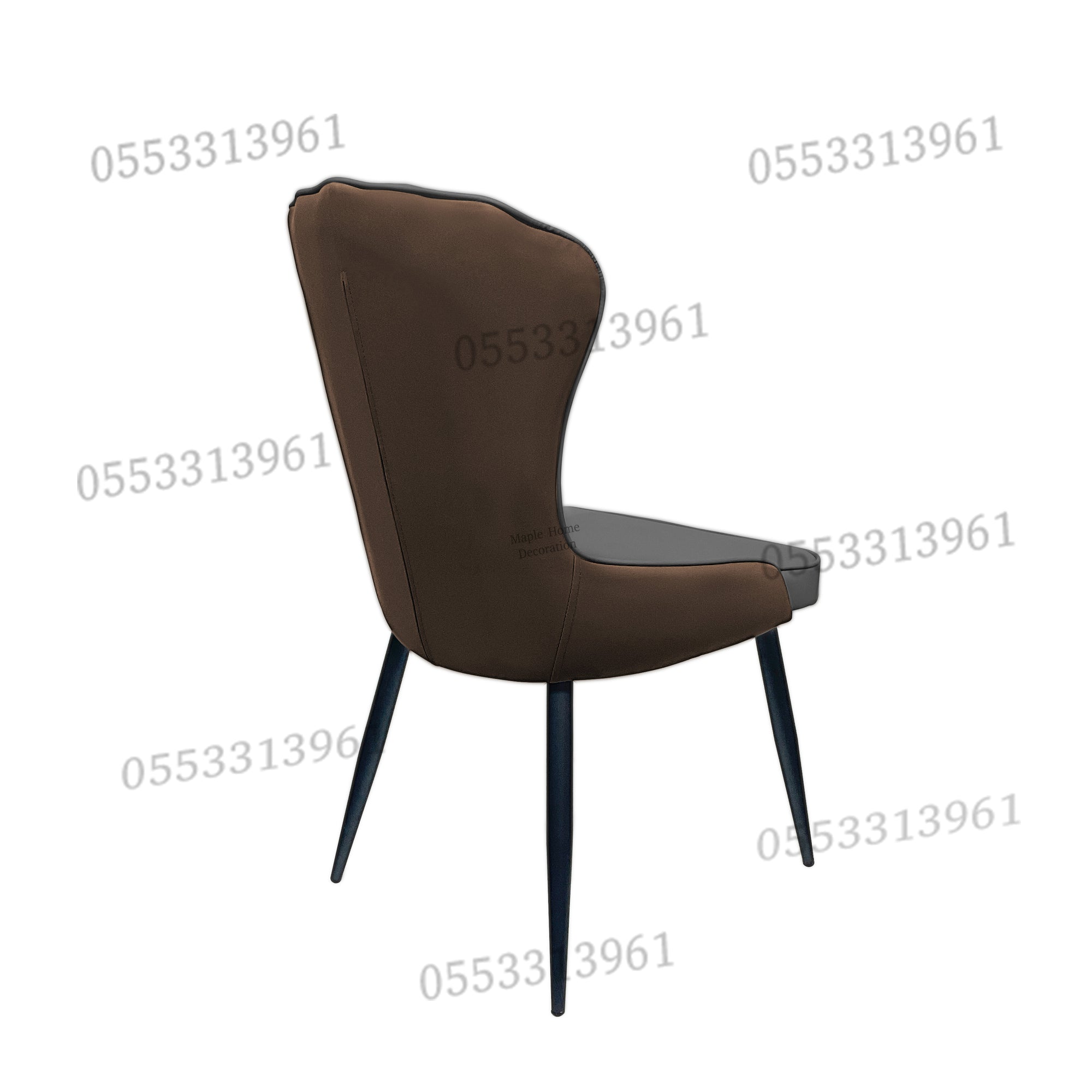 Dining Chairs Velvet Cushion Seat Chair Stainless Steel Golden Legs Dining Room Chair