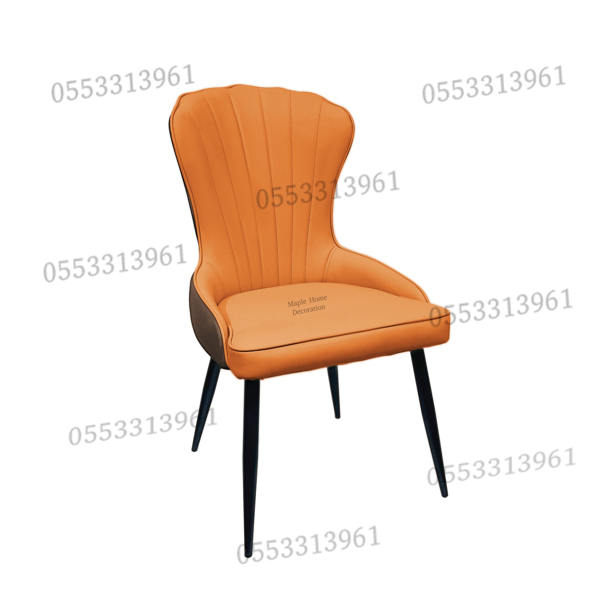 Dining Chairs Velvet Cushion Seat Chair Stainless Steel Golden Legs Dining Room Chair