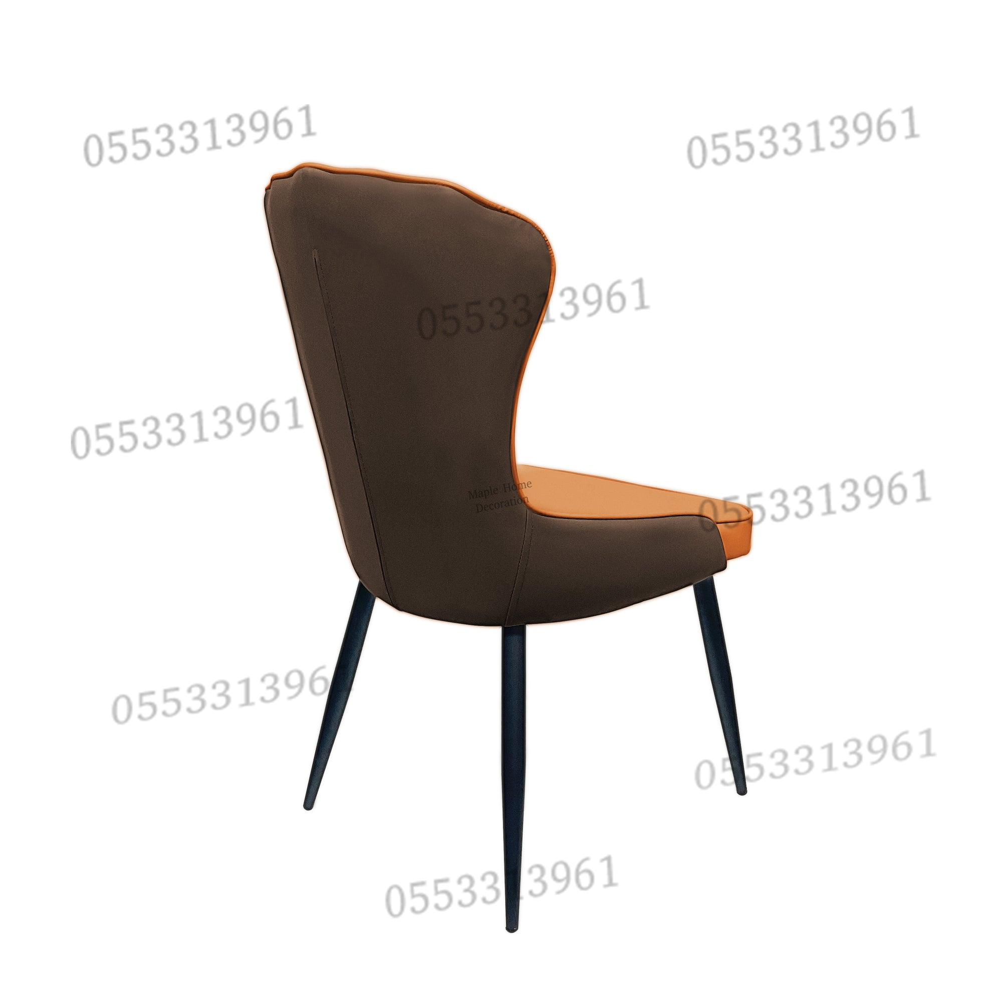 Dining Chairs Velvet Cushion Seat Chair Stainless Steel Golden Legs Dining Room Chair
