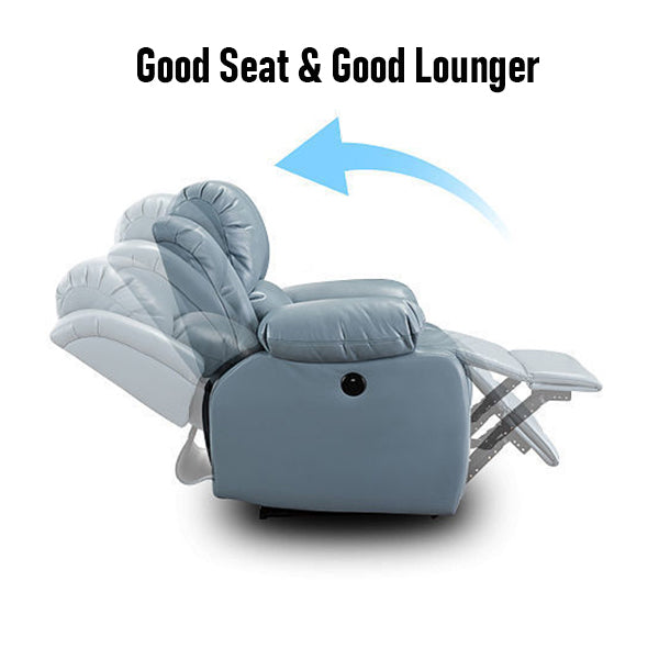 Recliner Chair,Manual/Electric Recline with Footrest, 360 Rotation & Plush Cotton Padding