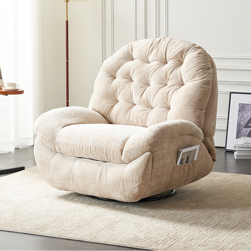 Recliner Chair,Manual/Electric Recline with Footrest, 360 Rotation & Plush Cotton Padding