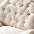 Recliner Chair,Manual/Electric Recline with Footrest, 360 Rotation & Plush Cotton Padding