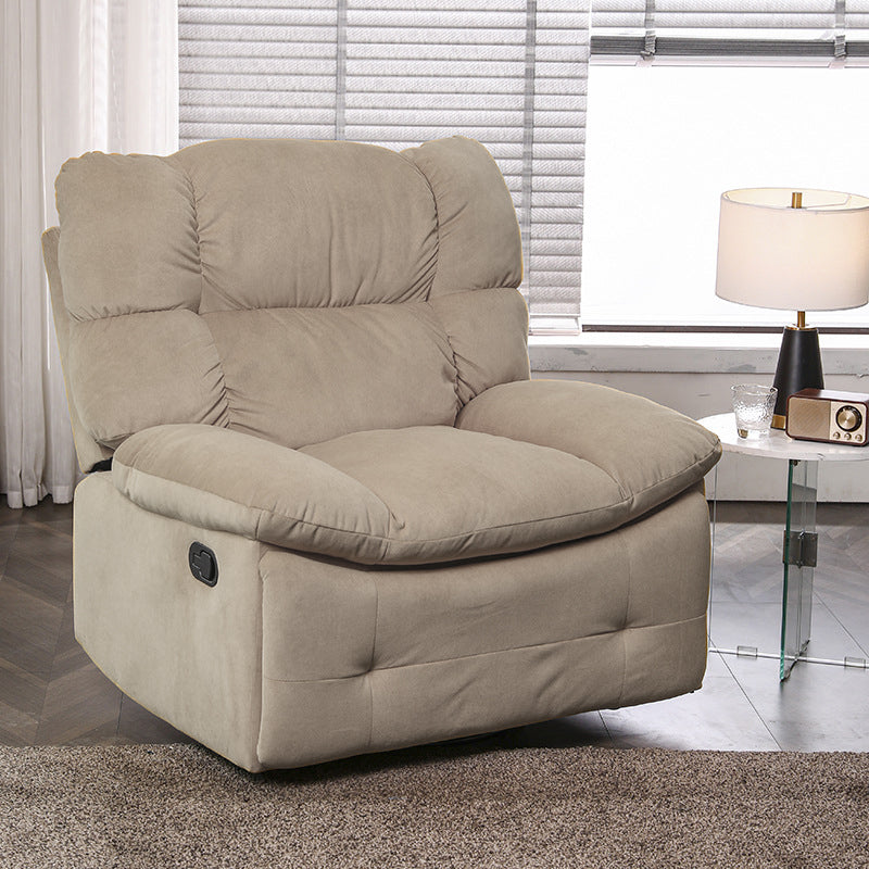 Recliner Chair,Manual/Electric Recline with Footrest, 360 Rotation & Plush Cotton Padding