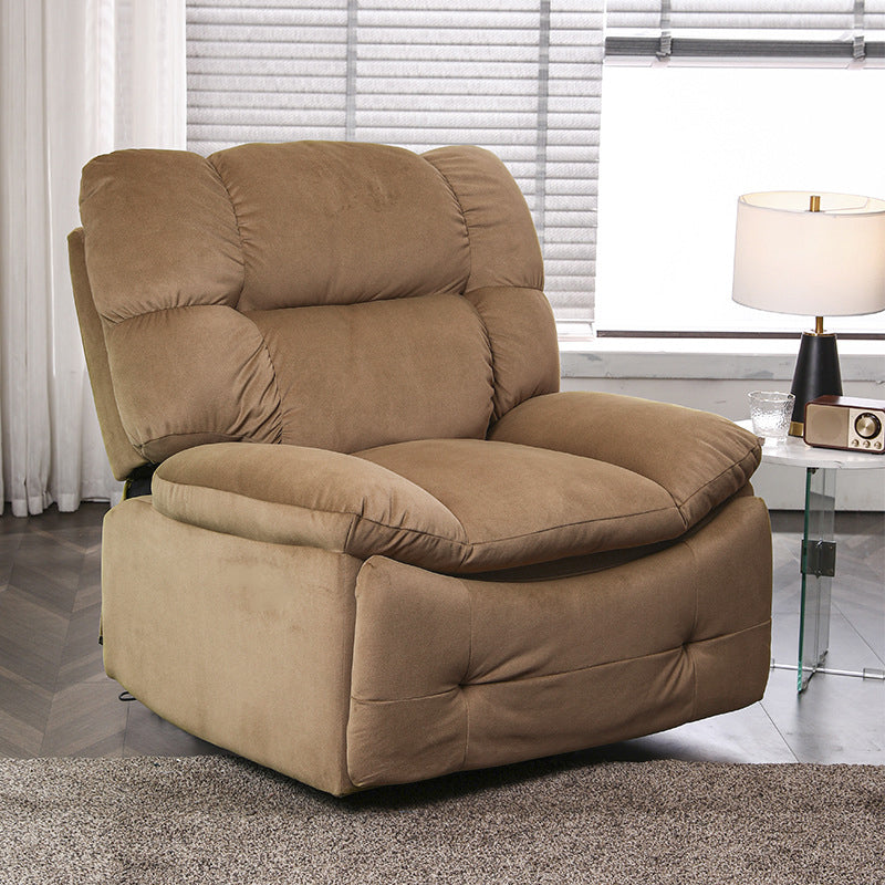 Recliner Chair,Manual/Electric Recline with Footrest, 360 Rotation & Plush Cotton Padding