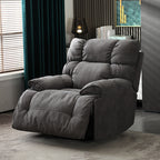 Recliner Chair,Manual/Electric Recline with Footrest, 360 Rotation & Plush Cotton Padding
