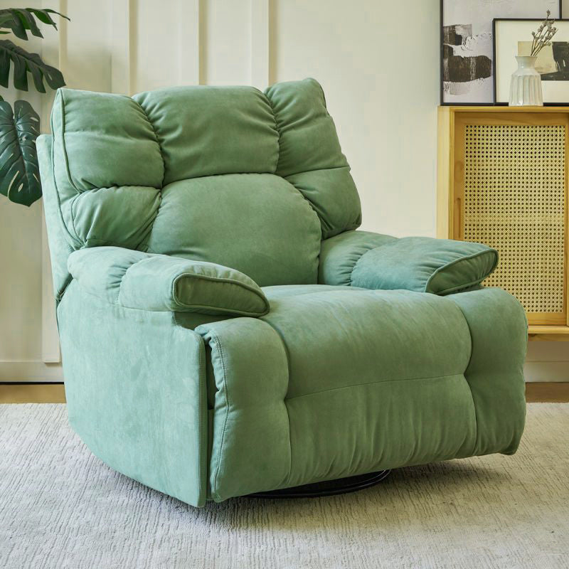 Recliner Chair,Manual/Electric Recline with Footrest, 360 Rotation & Plush Cotton Padding