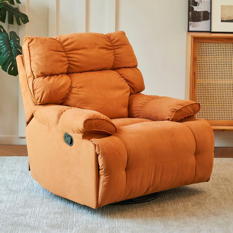 Recliner Chair,Manual/Electric Recline with Footrest, 360 Rotation & Plush Cotton Padding