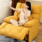 Recliner Chair,Manual/Electric Recline with Footrest, 360 Rotation & Plush Cotton Padding