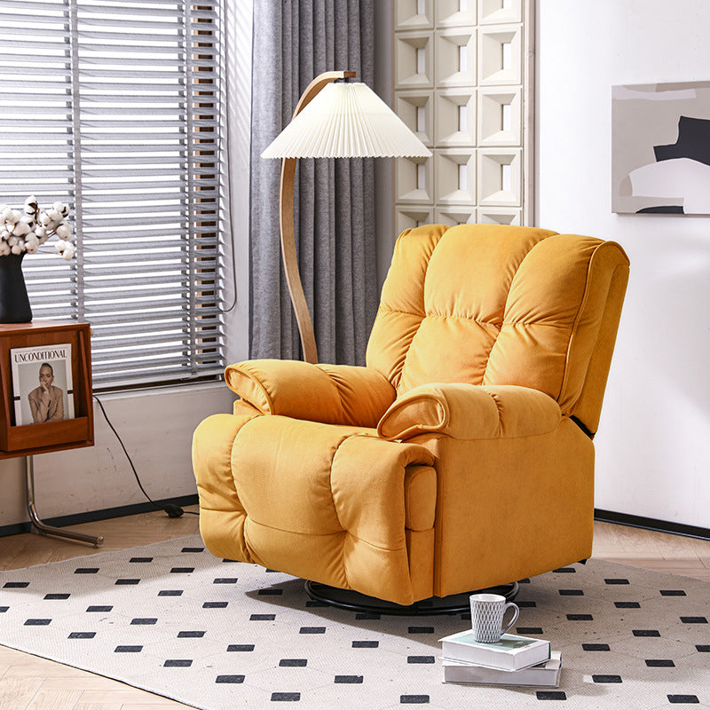 Recliner Chair,Manual/Electric Recline with Footrest, 360 Rotation & Plush Cotton Padding