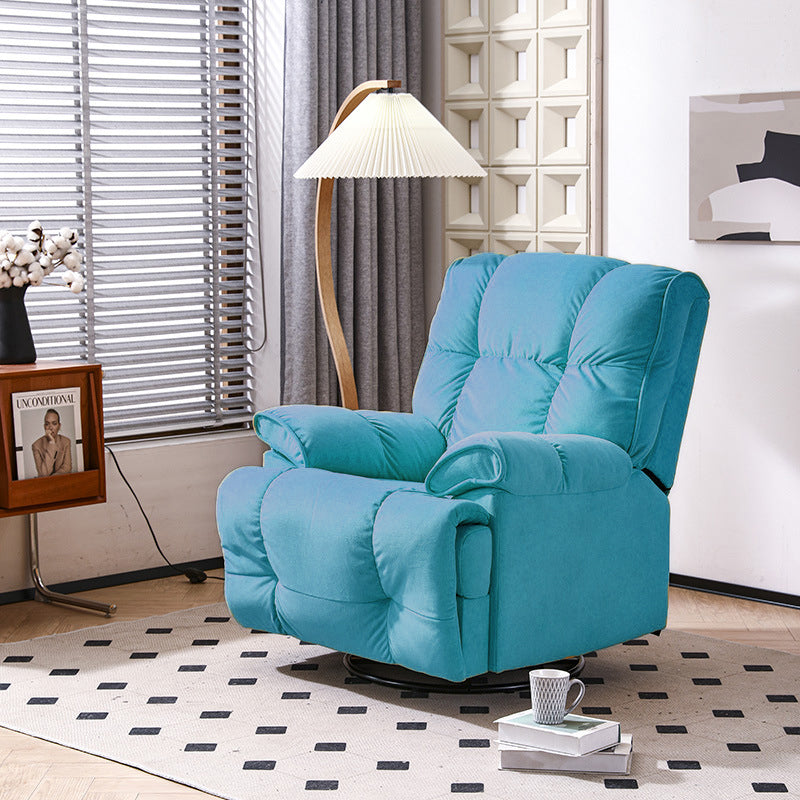 Recliner Chair,Manual/Electric Recline with Footrest, 360 Rotation & Plush Cotton Padding