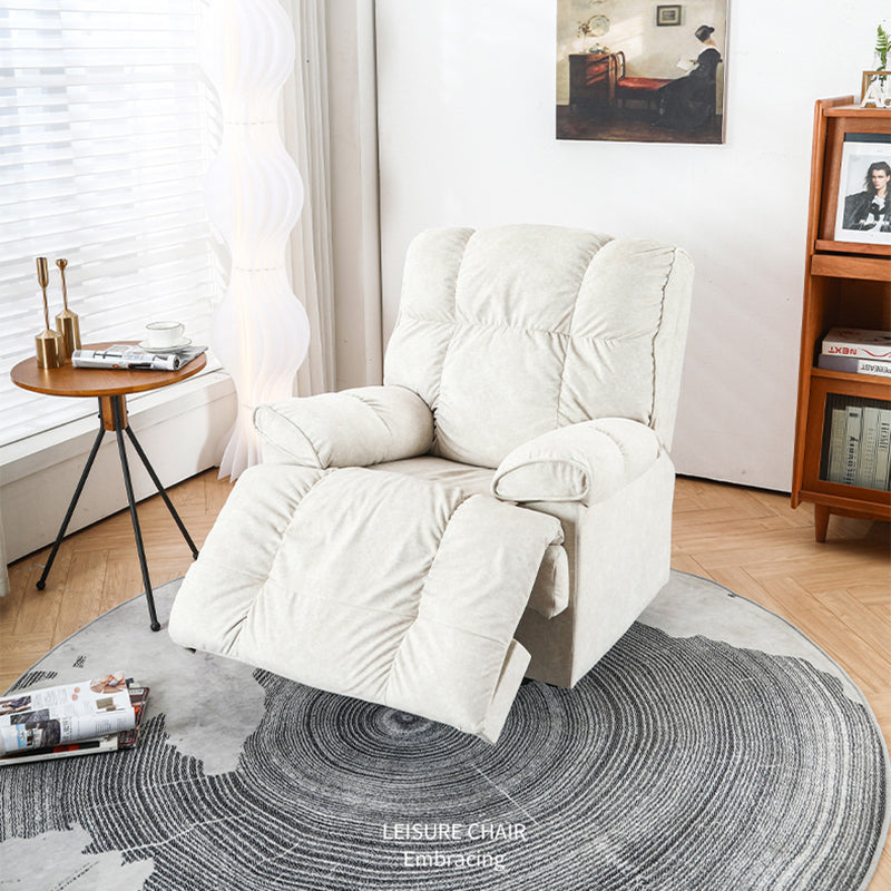 Recliner Chair,Manual/Electric Recline with Footrest, 360 Rotation & Plush Cotton Padding