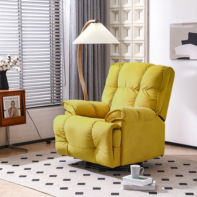 Recliner Chair,Manual/Electric Recline with Footrest, 360 Rotation & Plush Cotton Padding