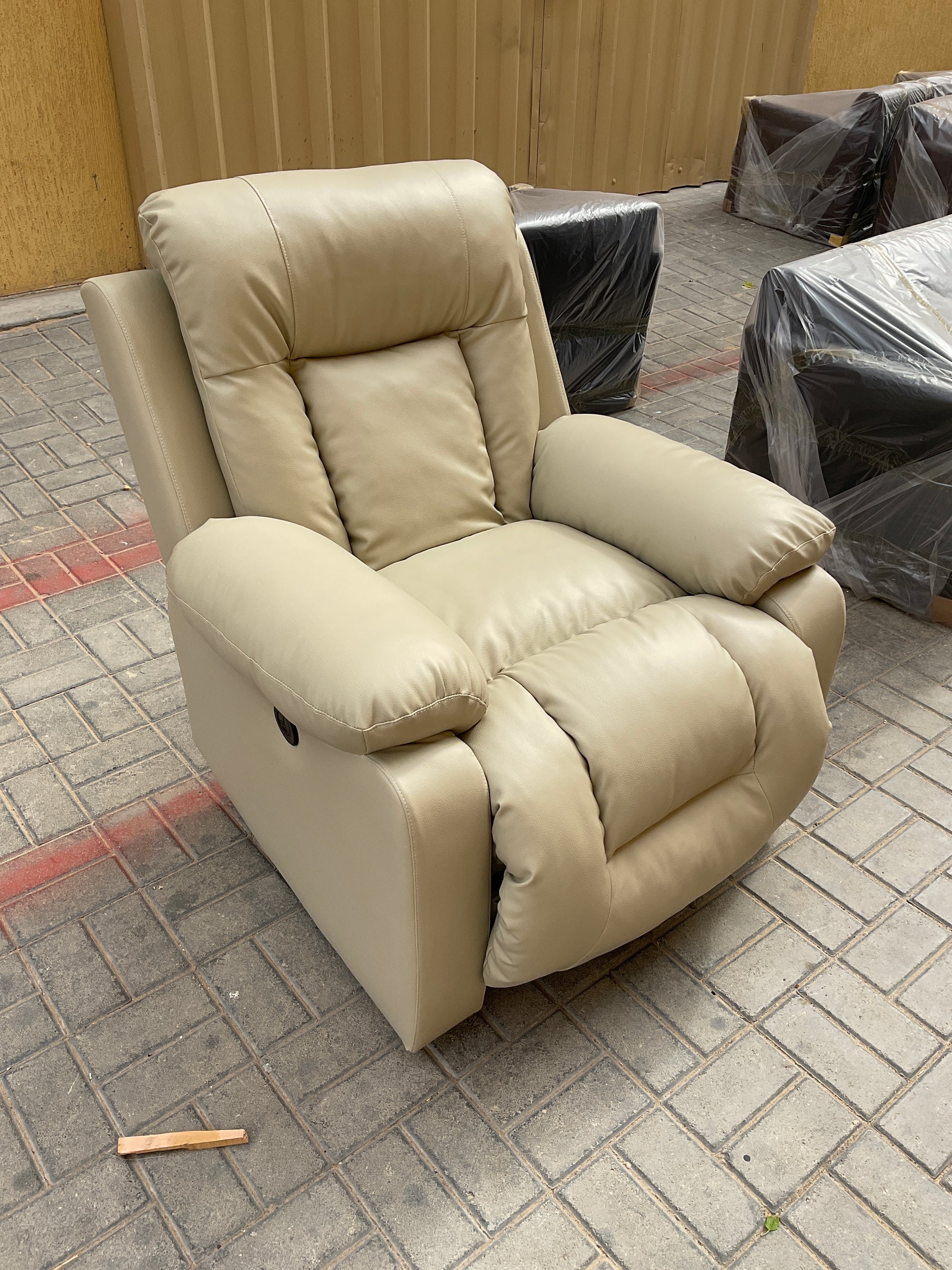 Recliner Chair,Manual/Electric Recline with Footrest, 360 Rotation & Plush Cotton Padding