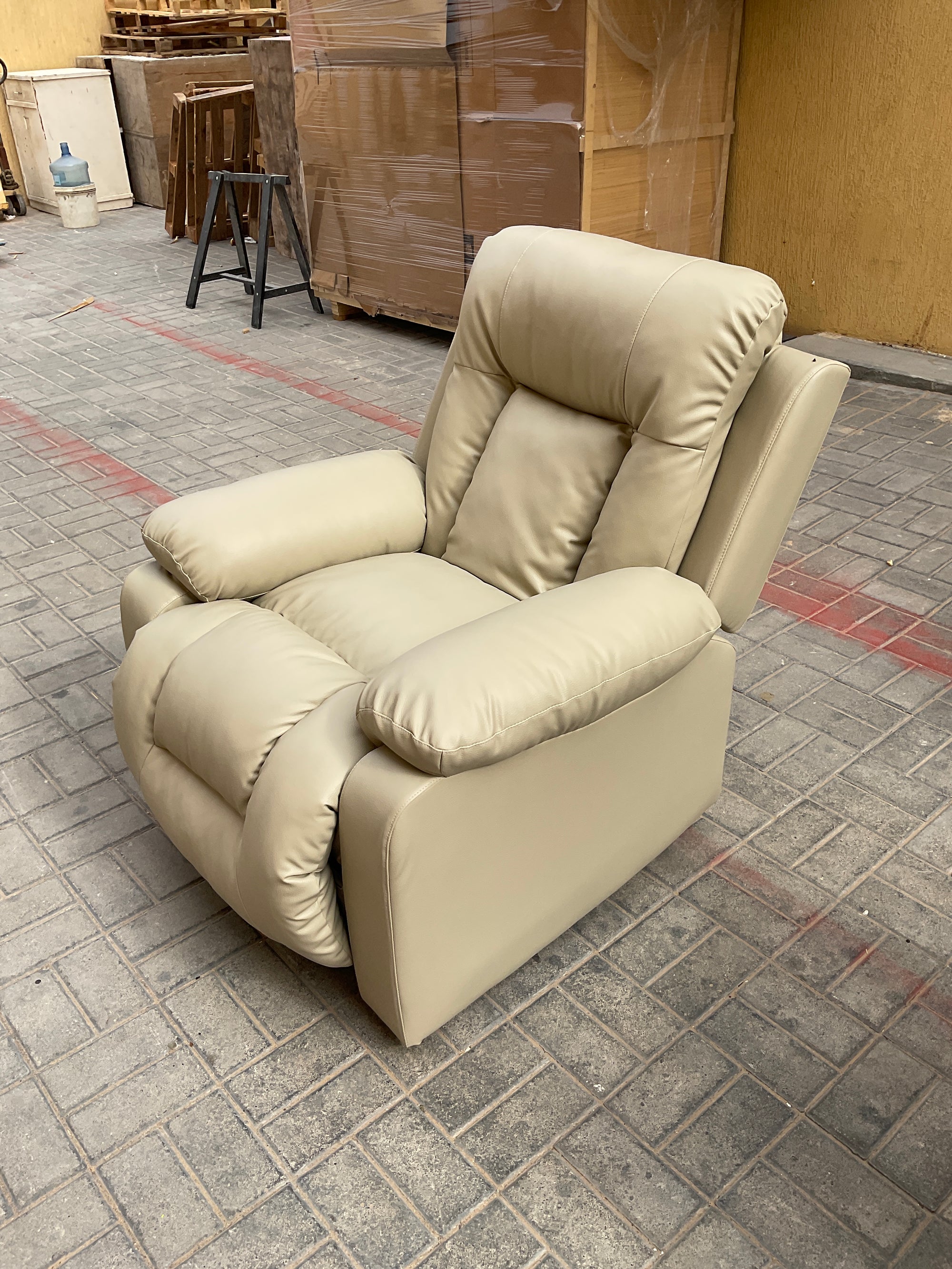 Recliner Chair,Manual/Electric Recline with Footrest, 360 Rotation & Plush Cotton Padding