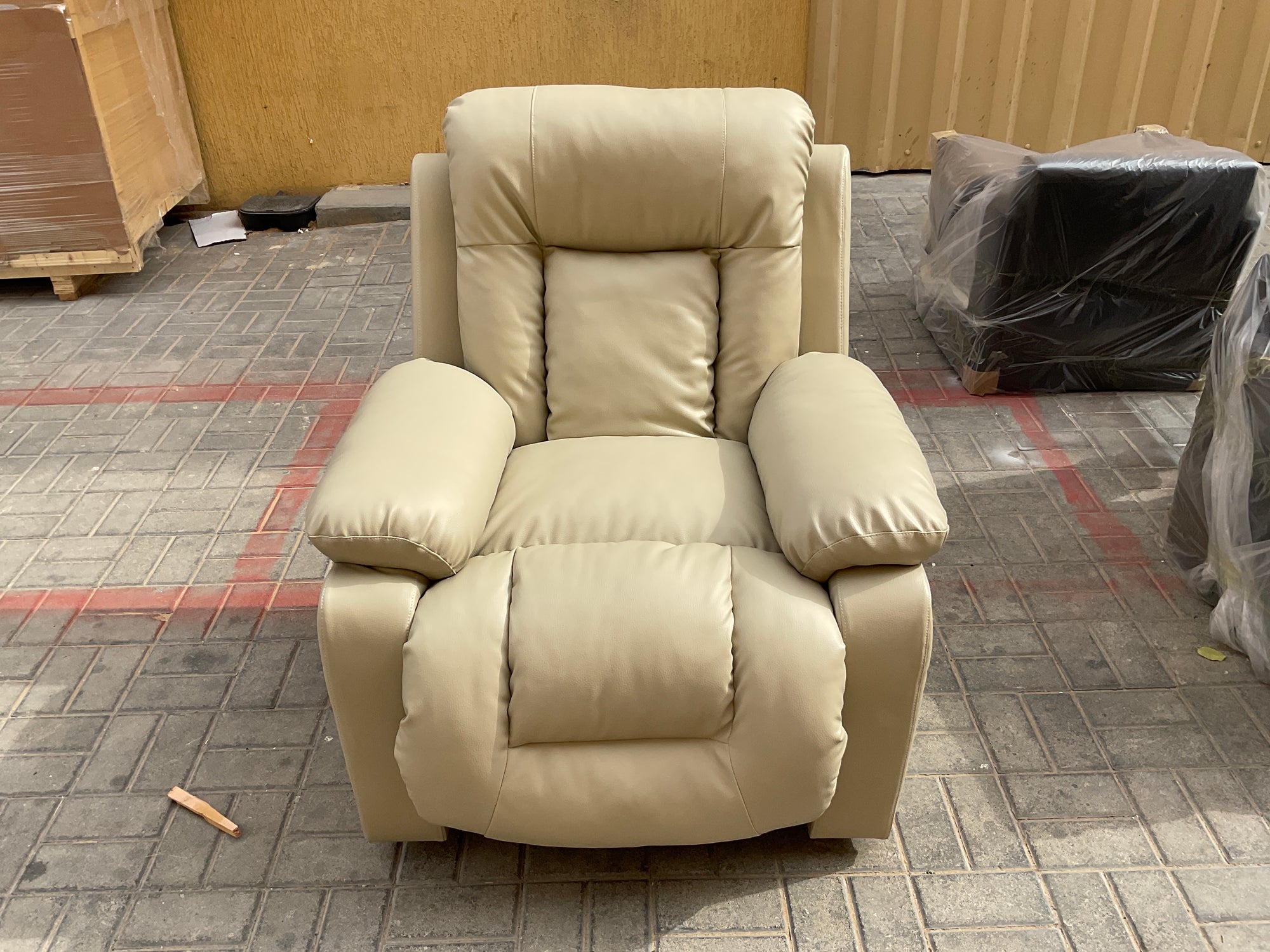 Recliner Chair,Manual/Electric Recline with Footrest, 360 Rotation & Plush Cotton Padding
