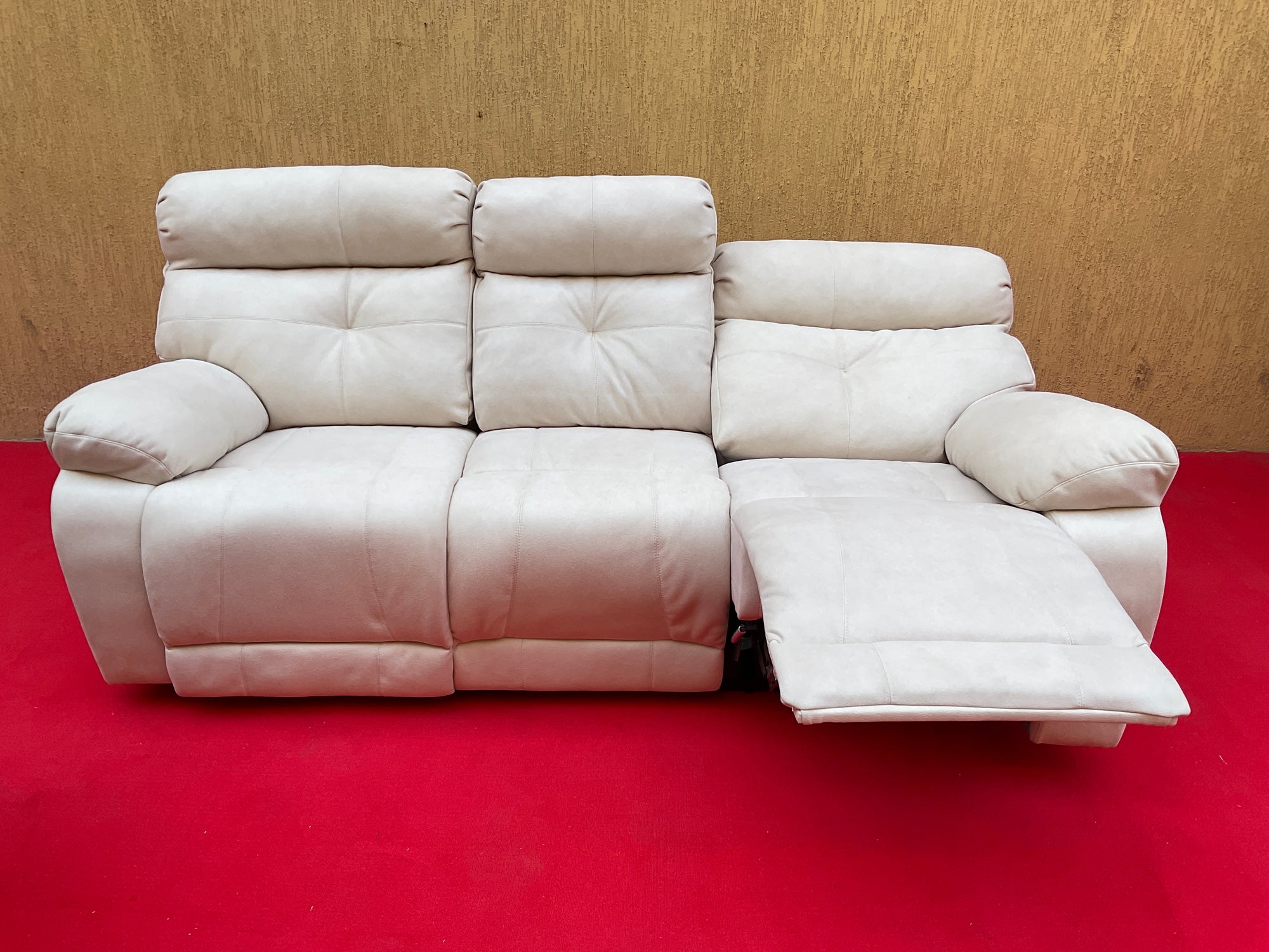 Recliner Chair,Manual/Electric Recline with Footrest, 360 Rotation & Plush Cotton Padding