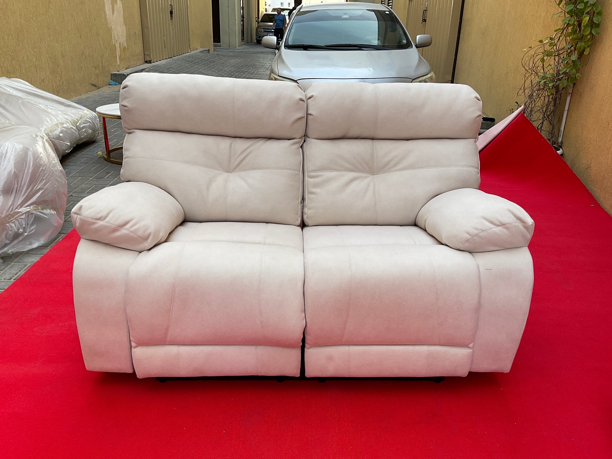 Recliner Chair,Manual/Electric Recline with Footrest, 360 Rotation & Plush Cotton Padding