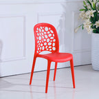 Heavy Duty Plastic Chairs Multi-Color Indoor Outdoor Seating Caf¨¦s Homes