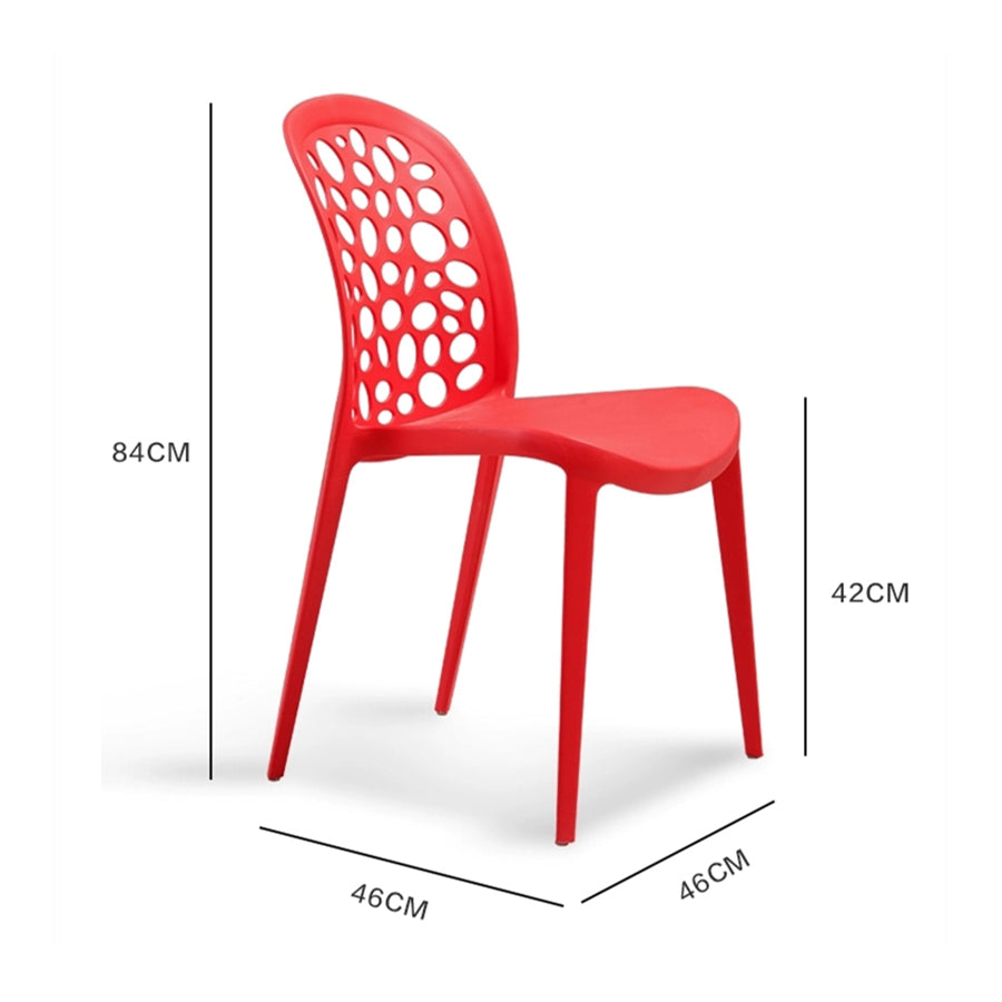 Heavy Duty Plastic Chairs Multi-Color Indoor Outdoor Seating Caf¨¦s Homes