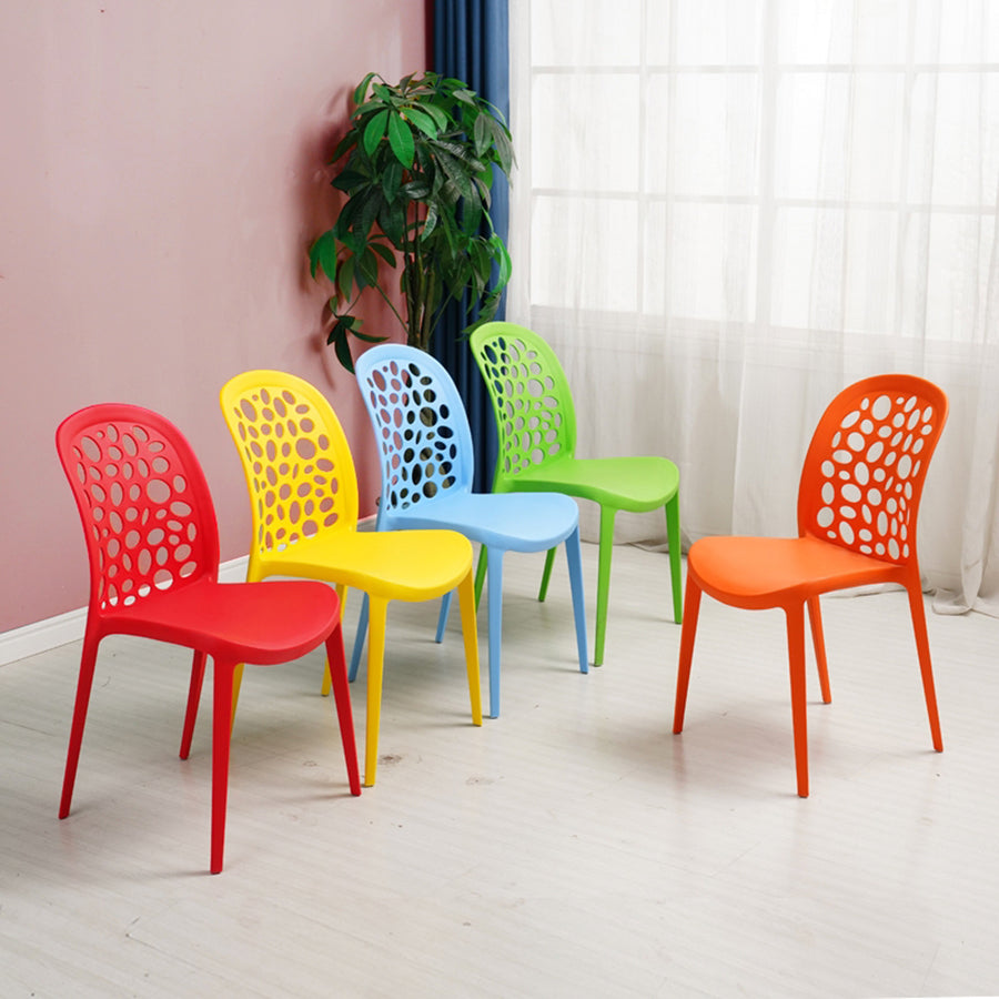 Heavy Duty Plastic Chairs Multi-Color Indoor Outdoor Seating Caf¨¦s Homes