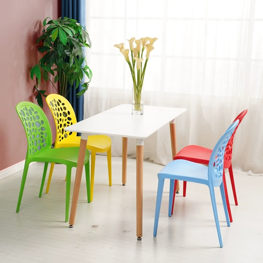 Heavy Duty Plastic Chairs Multi-Color Indoor Outdoor Seating Caf¨¦s Homes