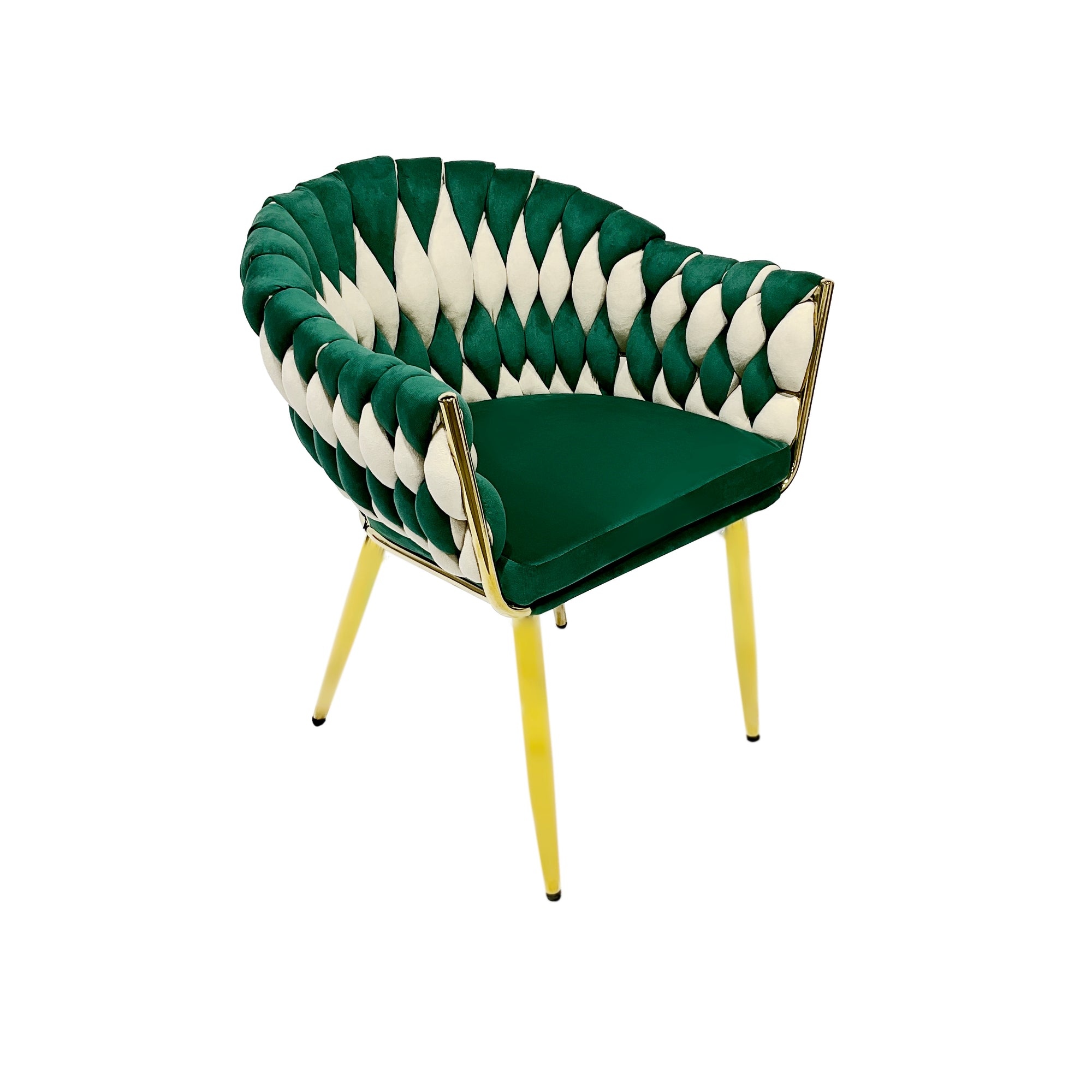 Dining Chairs Velvet Cushion Seat Chair Stainless Steel Golden Legs Dining Room Chair