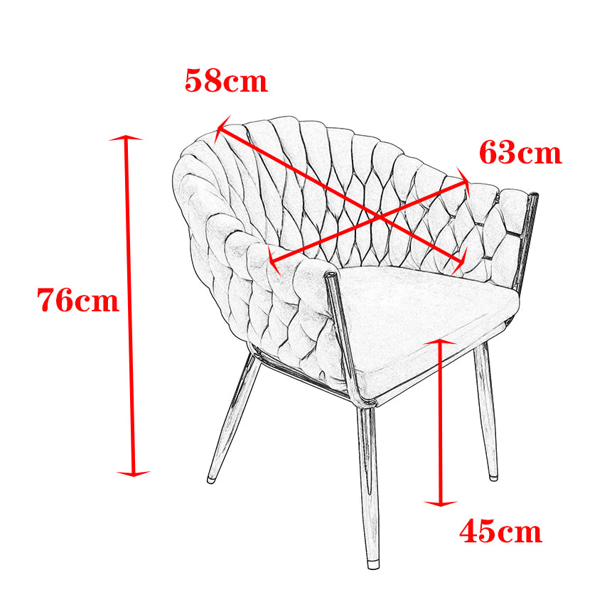 Dining Chairs Velvet Cushion Seat Chair Stainless Steel Golden Legs Dining Room Chair