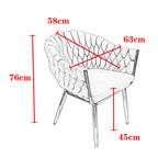 Dining Chairs Velvet Cushion Seat Chair Stainless Steel Golden Legs Dining Room Chair