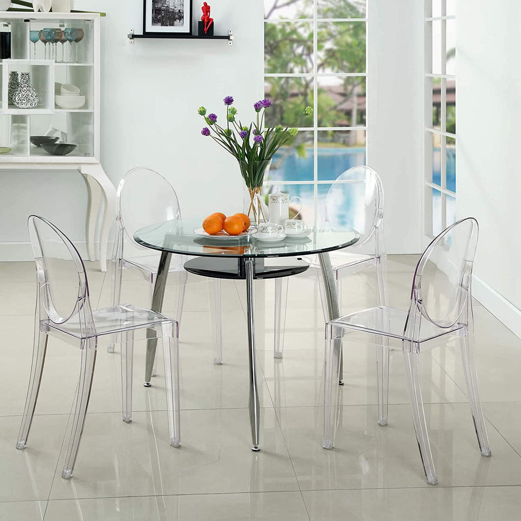 Dining Chairs Acrylic Seat Chair Dining Room Chair
