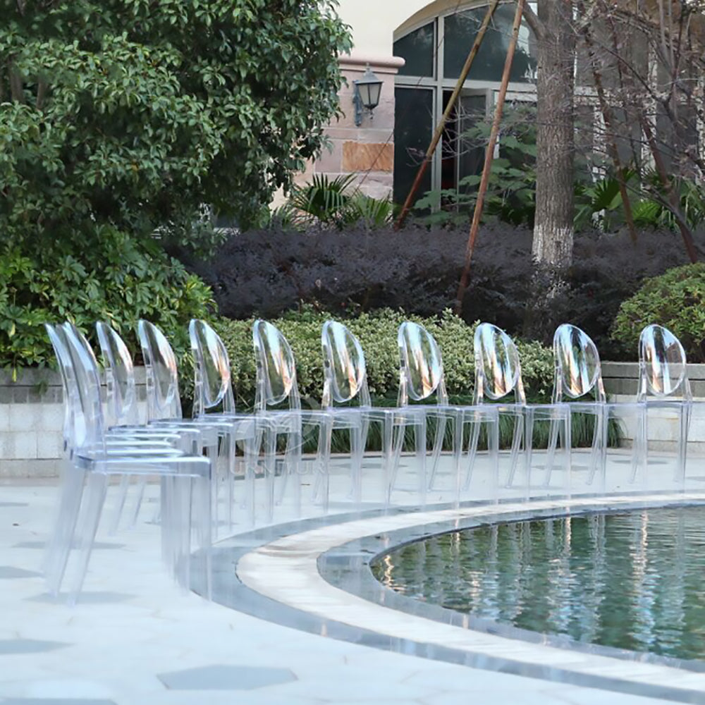 Dining Chairs Acrylic Seat Chair Dining Room Chair