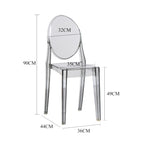 Dining Chairs Acrylic Seat Chair Dining Room Chair