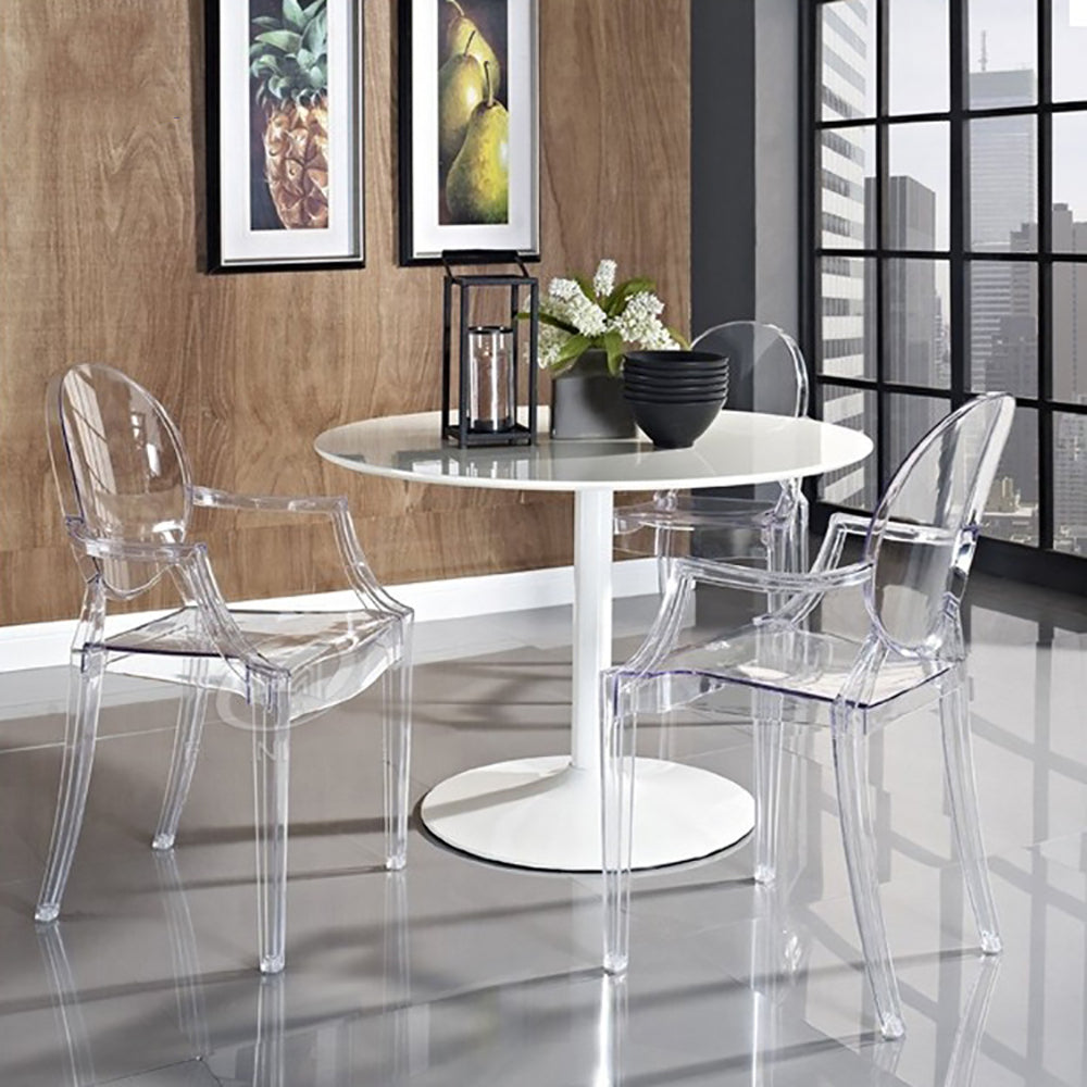 Dining Chairs Acrylic Seat Chair Dining Room Chair