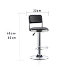 Adjustable Height Swivel Bar Stool Rotation, Stylish & Versatile Seating