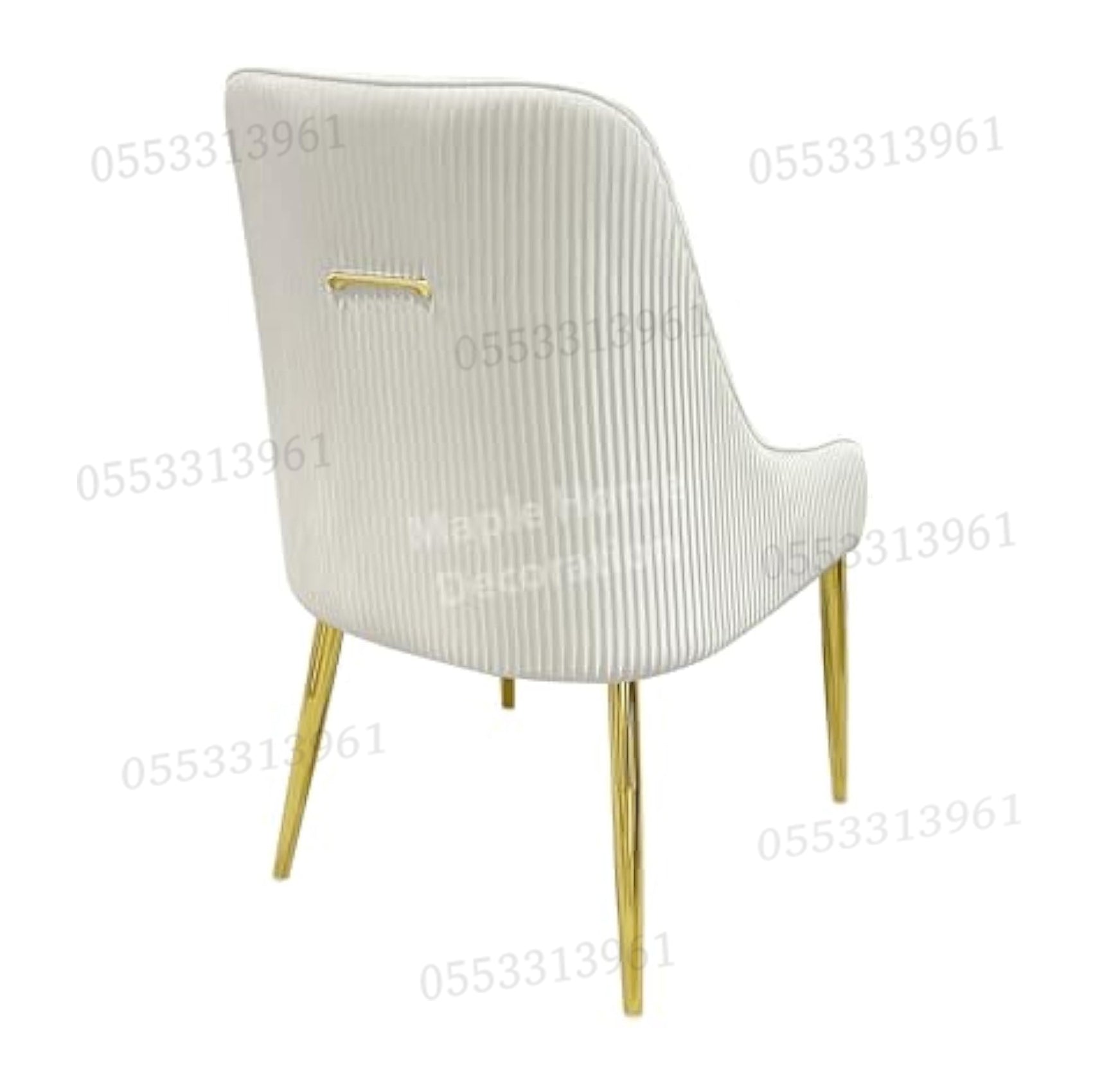 Dining Chairs Velvet Cushion Seat Chair Stainless Steel Golden Legs Dining Room Chair