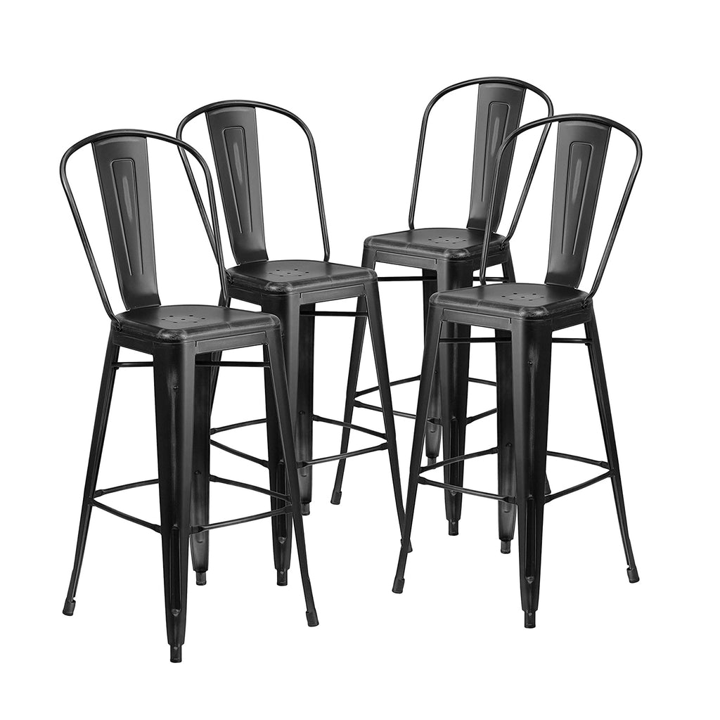 High Bar Stool 75cm Legs Stable Stylish Seating