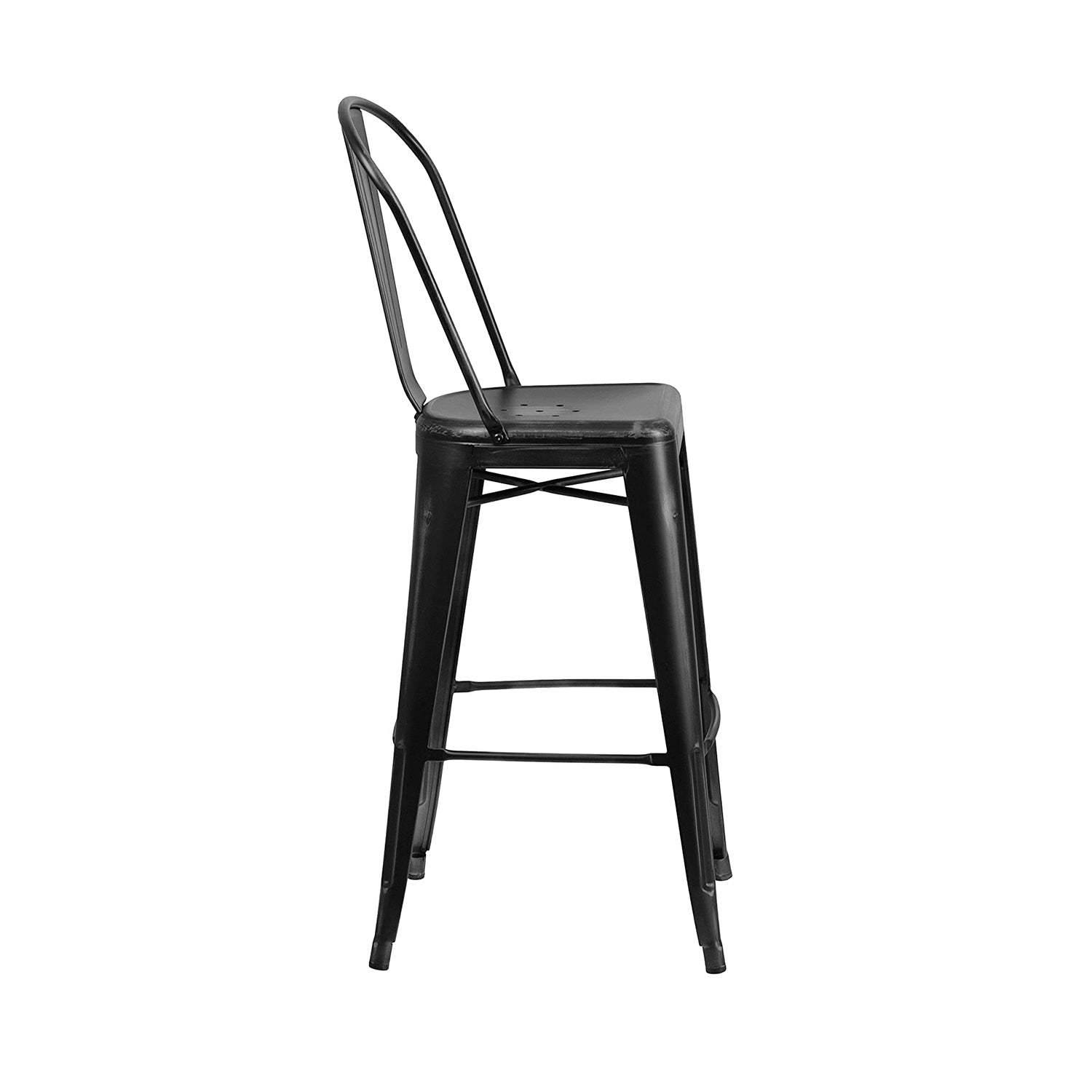 High Bar Stool 75cm Legs Stable Stylish Seating