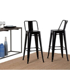 High Bar Stool 75cm Legs Stable Stylish Seating
