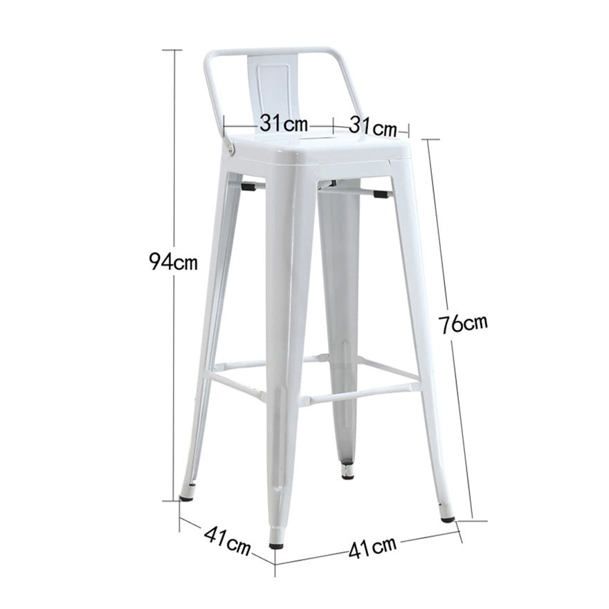 High Bar Stool 75cm Legs Stable Stylish Seating