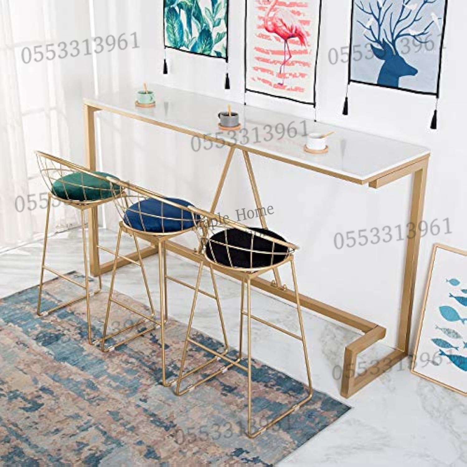 High Bar Stool 75cm Legs Stable Stylish Seating