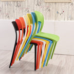 Heavy Duty Plastic Chairs Multi-Color Indoor Outdoor Seating Caf¨¦s Homes