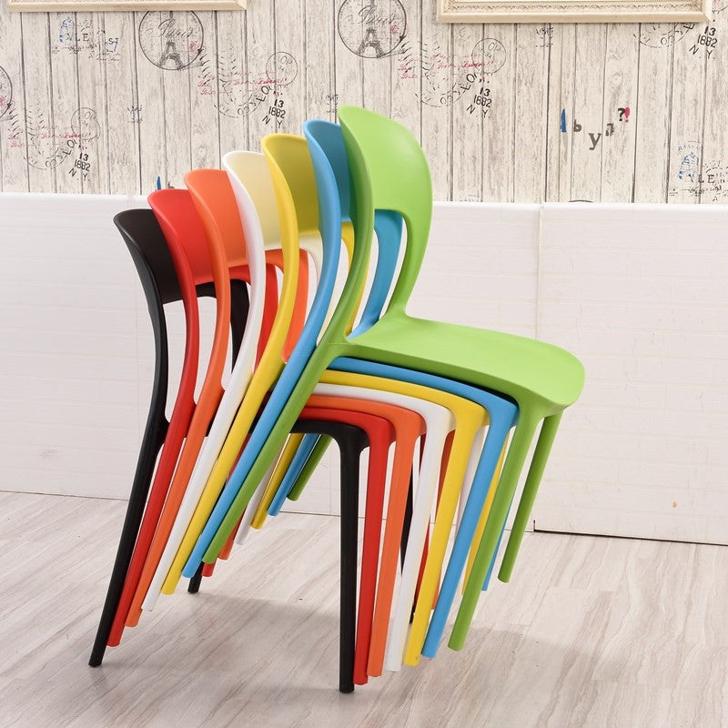Heavy Duty Plastic Chairs Multi-Color Indoor Outdoor Seating Caf¨¦s Homes