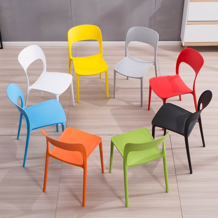 Heavy Duty Plastic Chairs Multi-Color Indoor Outdoor Seating Caf¨¦s Homes