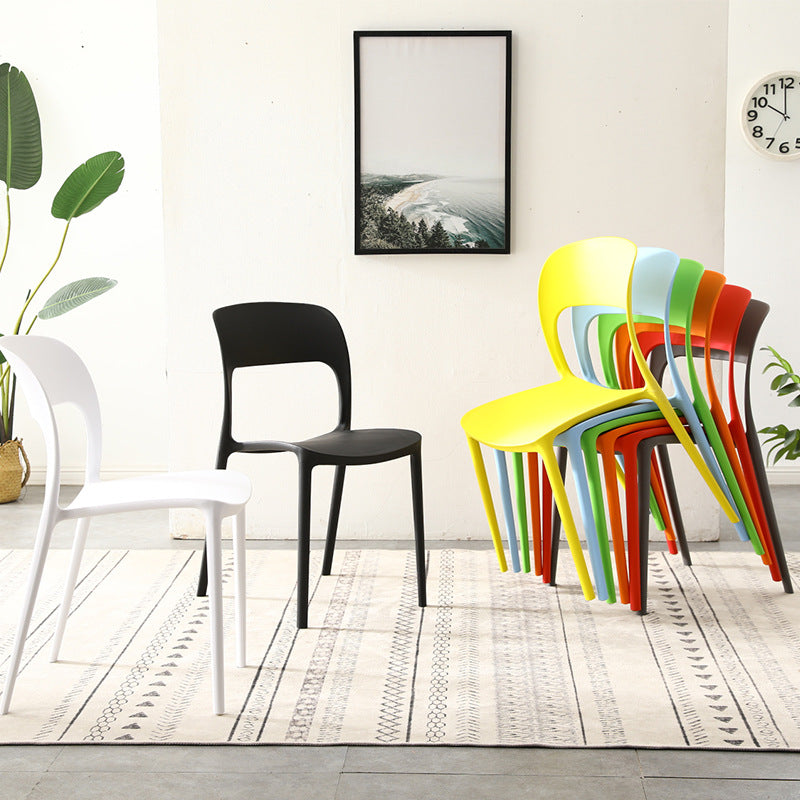 Heavy Duty Plastic Chairs Multi-Color Indoor Outdoor Seating Caf¨¦s Homes