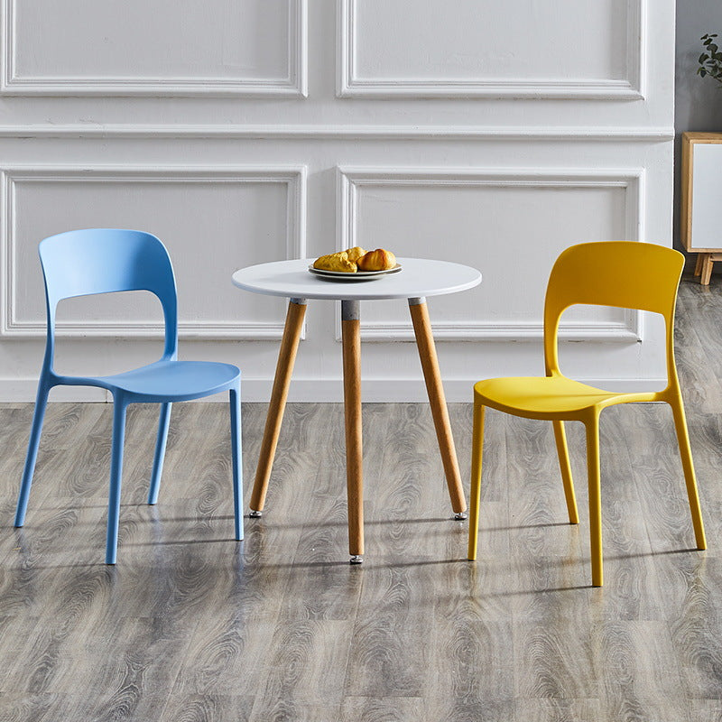 Heavy Duty Plastic Chairs Multi-Color Indoor Outdoor Seating Caf¨¦s Homes