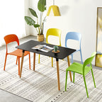 Heavy Duty Plastic Chairs Multi-Color Indoor Outdoor Seating Caf¨¦s Homes