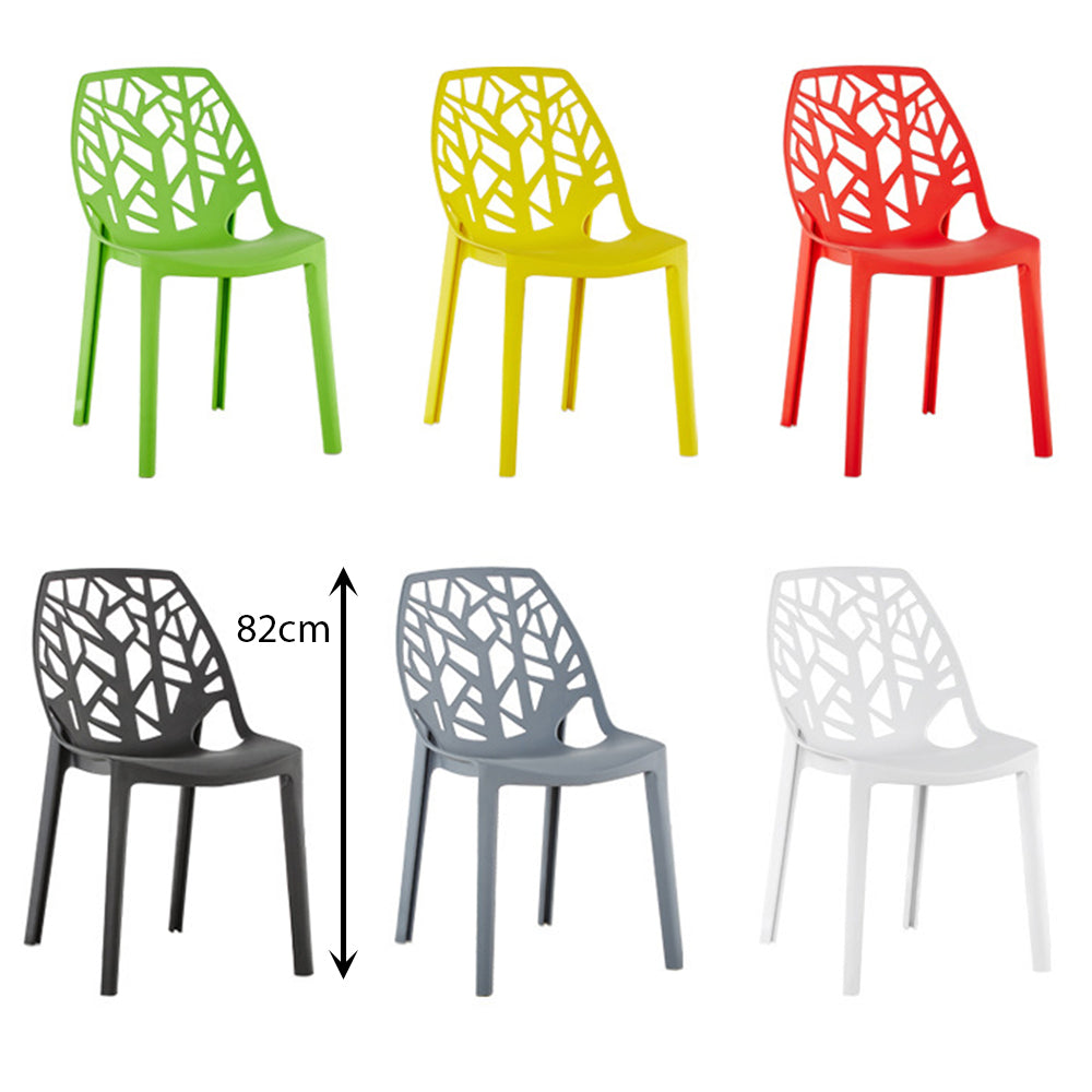 Heavy Duty Plastic Chairs Multi-Color Indoor Outdoor Seating Caf¨¦s Homes