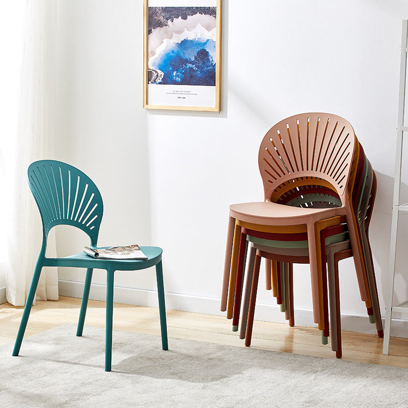 Heavy Duty Plastic Chairs Multi-Color Indoor Outdoor Seating Caf¨¦s Homes