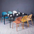 Heavy Duty Plastic Chairs Multi-Color Indoor Outdoor Seating Caf¨¦s Homes