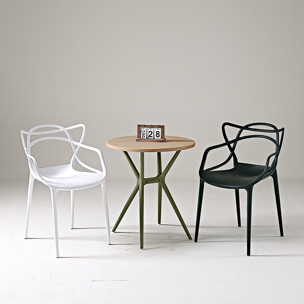 Heavy Duty Plastic Chairs Multi-Color Indoor Outdoor Seating Caf¨¦s Homes