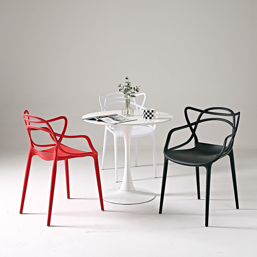 Heavy Duty Plastic Chairs Multi-Color Indoor Outdoor Seating Caf¨¦s Homes